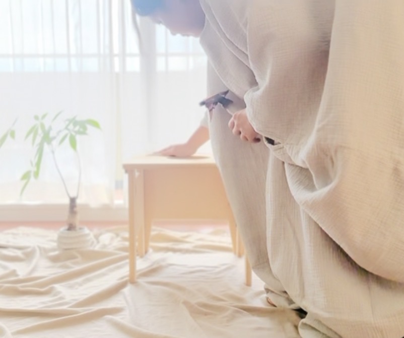 使い終わったら椅子をさっと拭く